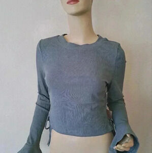TEE RIBBED CROP